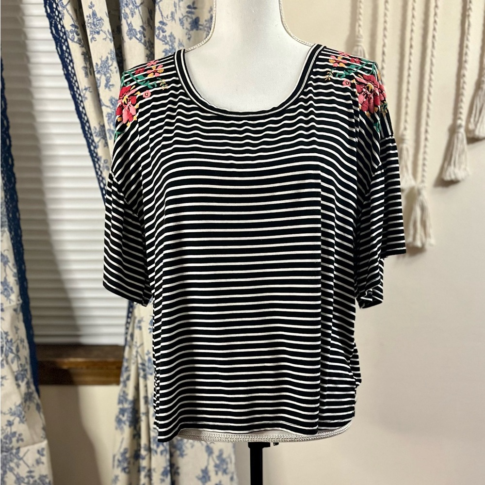 Black & White Striped Tee